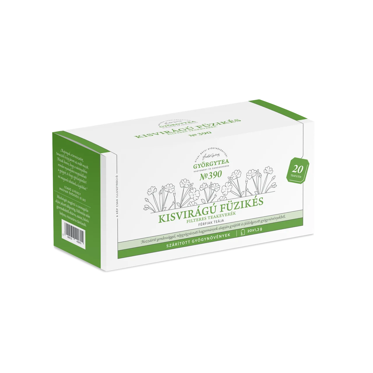 Kisvirágú füzikés filteres teakeverék - 20 teafilter