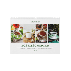 Györgytea Egészségnaptár 2026 borító